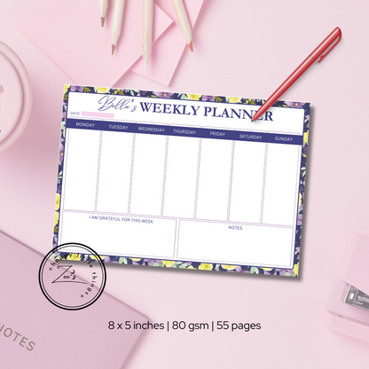 Weekly Planner Pads (5X8 inches)