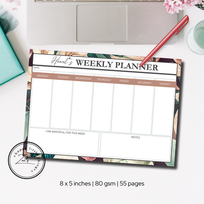 Weekly Planner Pads (5X8 inches)