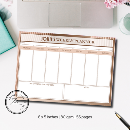 Weekly Planner Pads (8x11 inches)