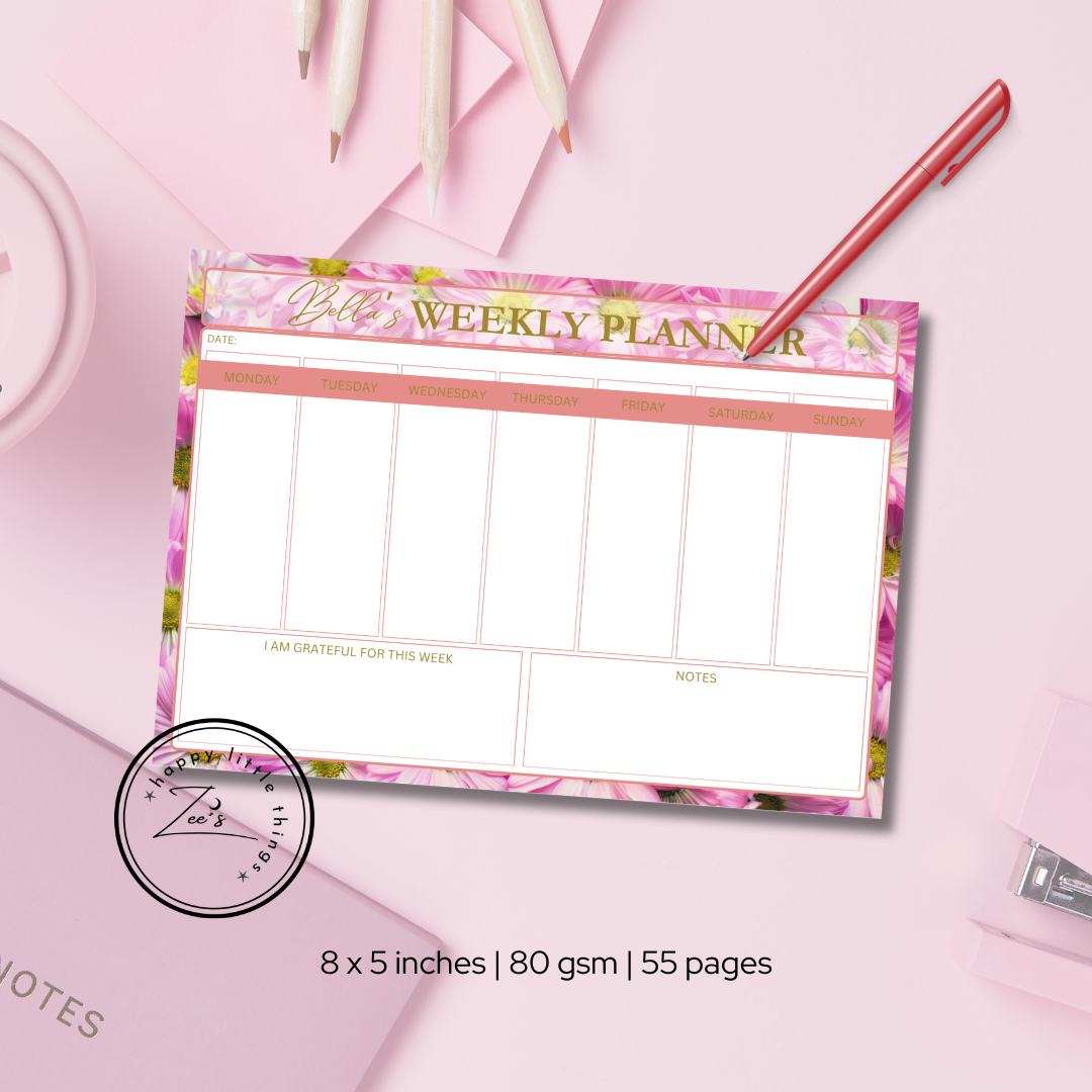 Weekly Planner Pads (8x11 inches)