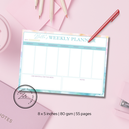 Weekly Planner Pads (8x11 inches)