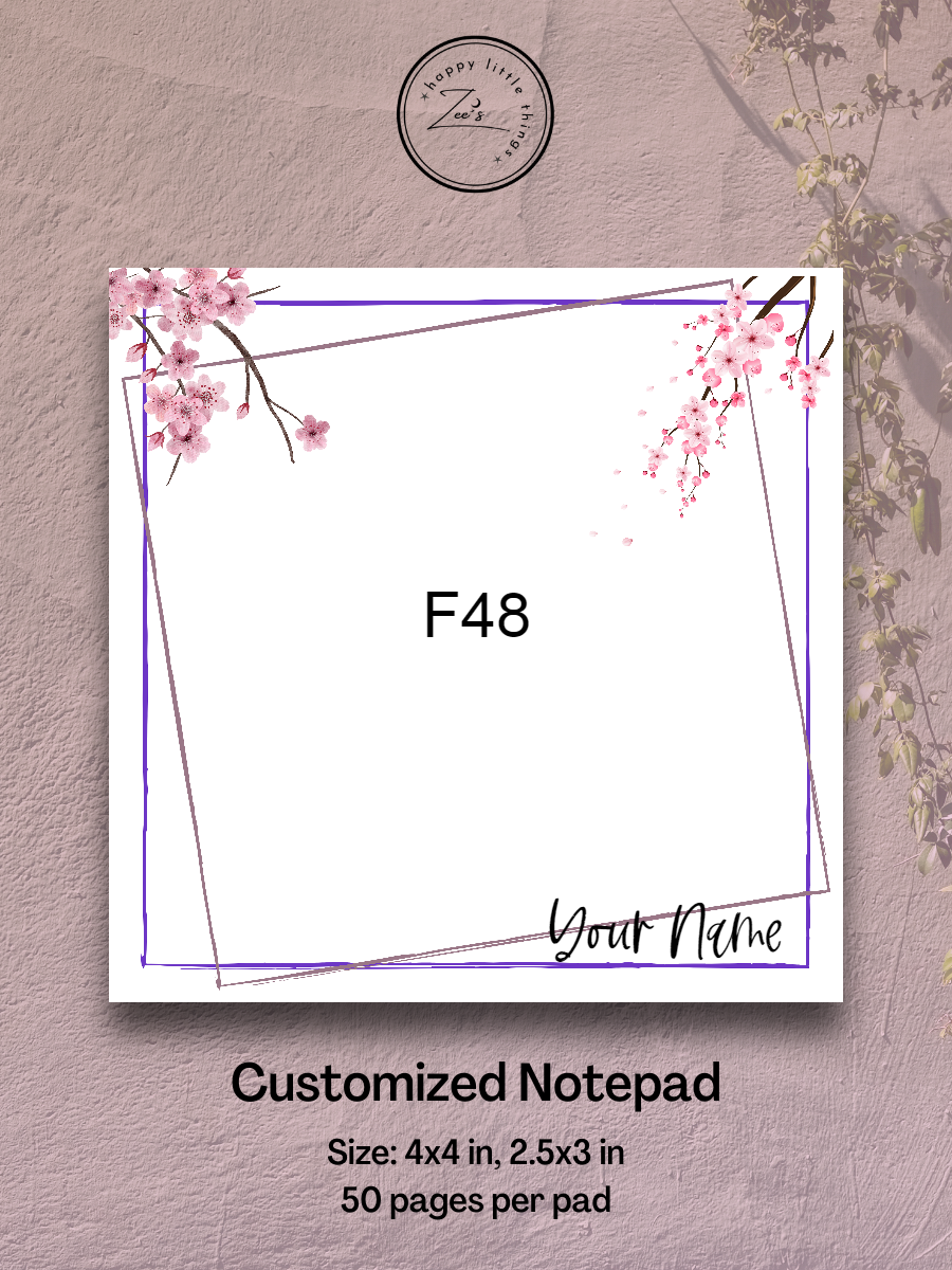 Notepad Floral