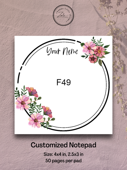 Notepad Floral