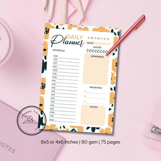 Daily Planner Pads (6x4 inches)