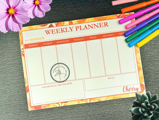 Weekly Planner Pads (5X8 inches)